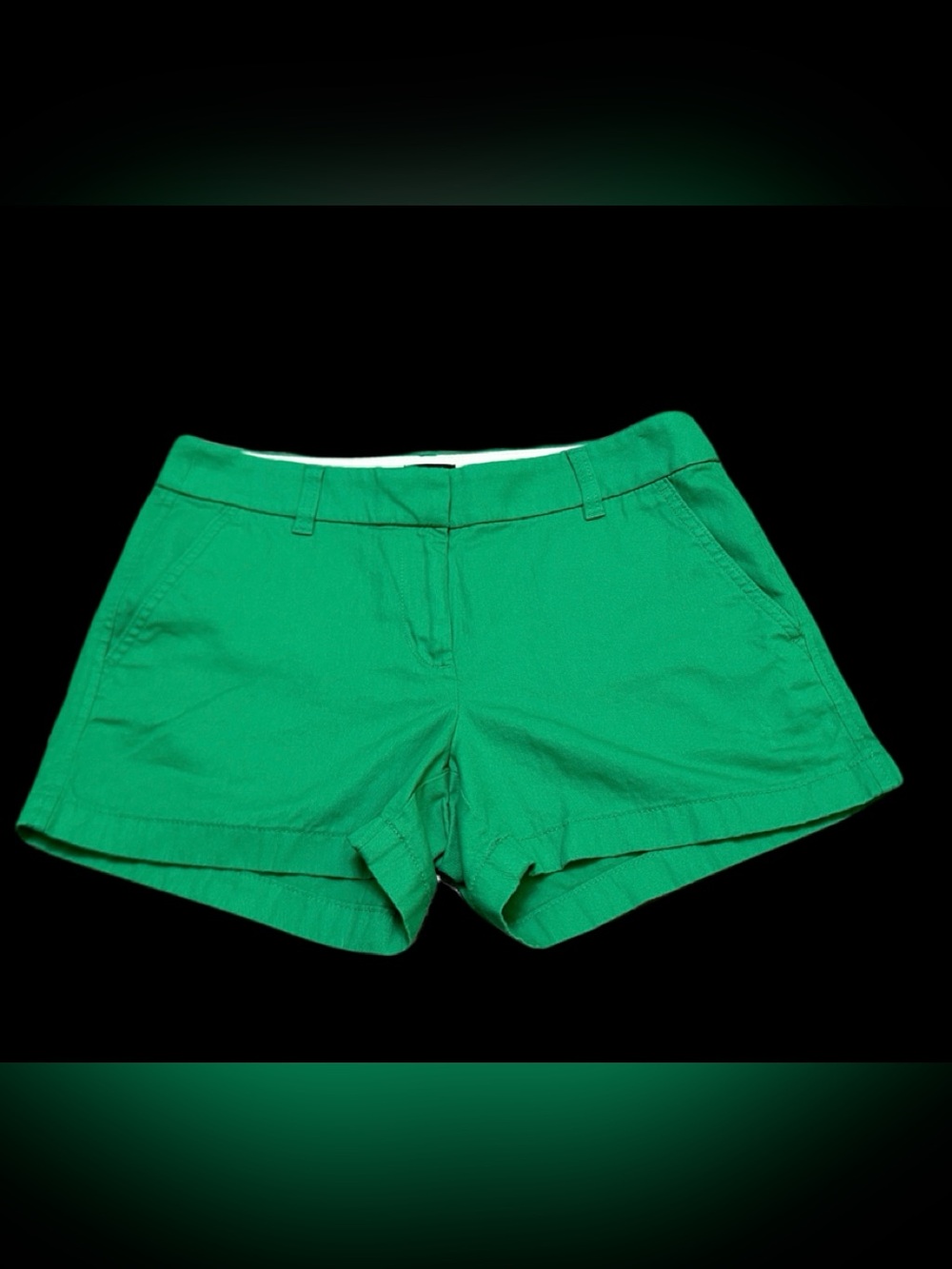 J. Crew Bright Green Chino Bermuda Shorts Size 4